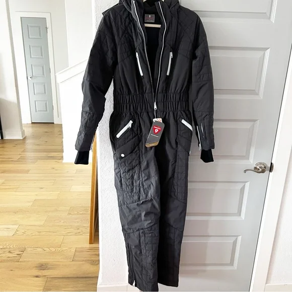 NWT Free People All Prepped Ski Suit Black - Picture 3 of 6